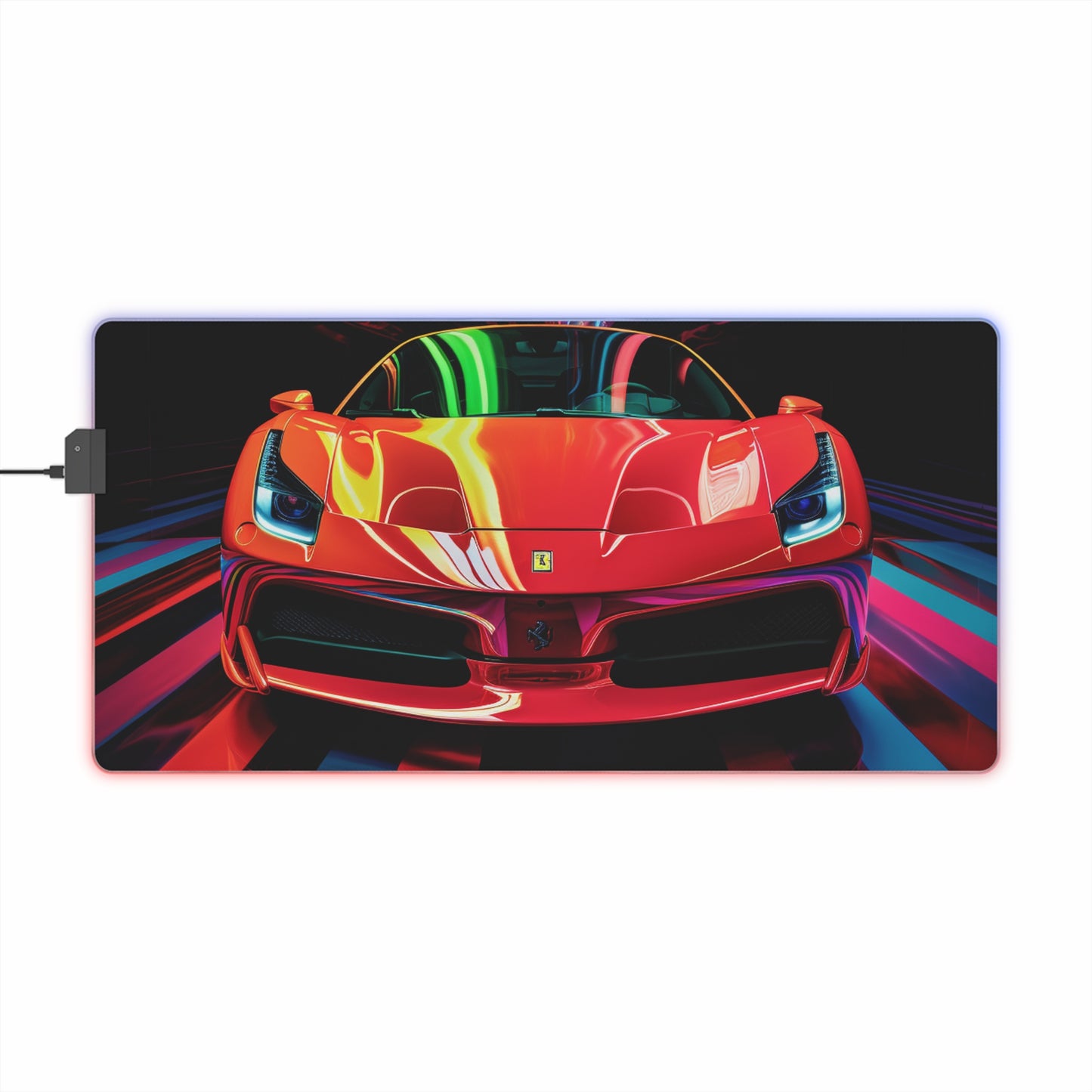 LED Gaming Mouse Pad Ferrari Flair Macro 3