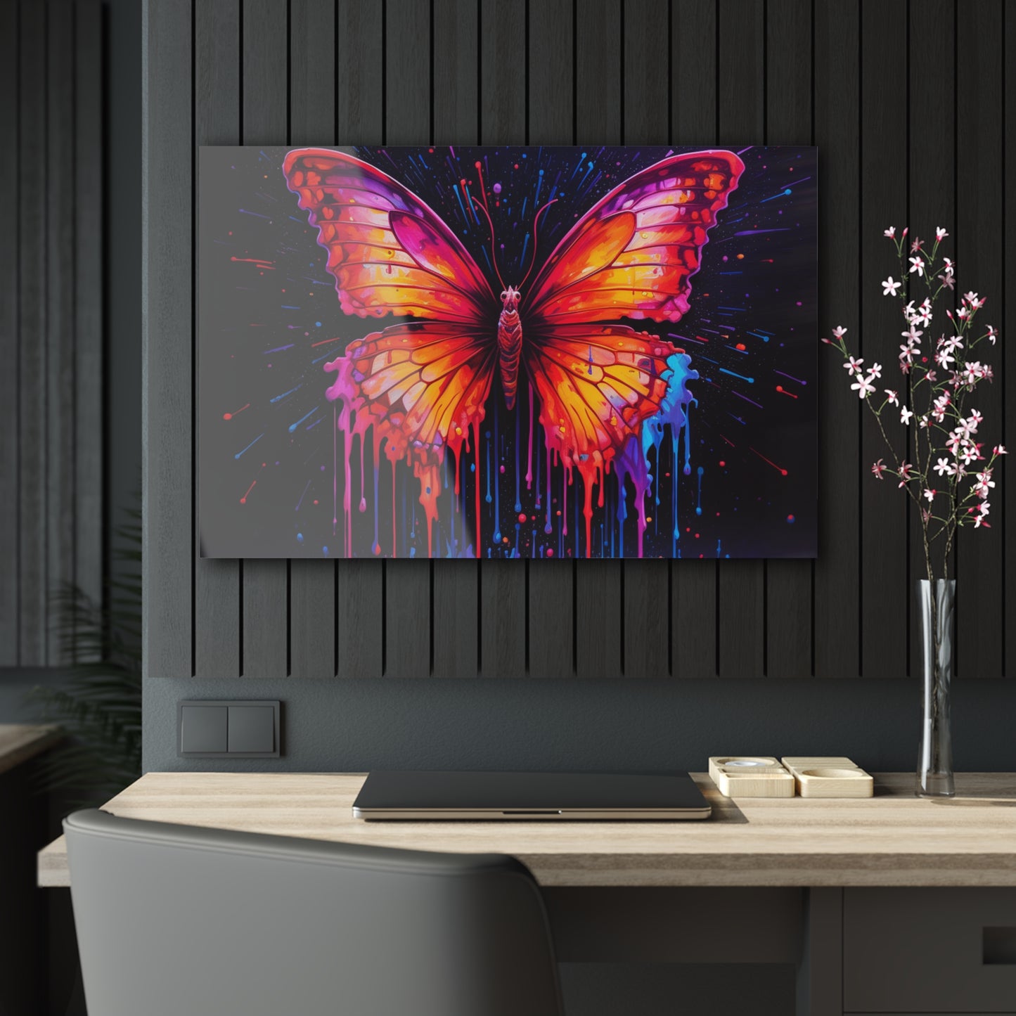 Acrylic Prints Pink Butterfly Flair 4