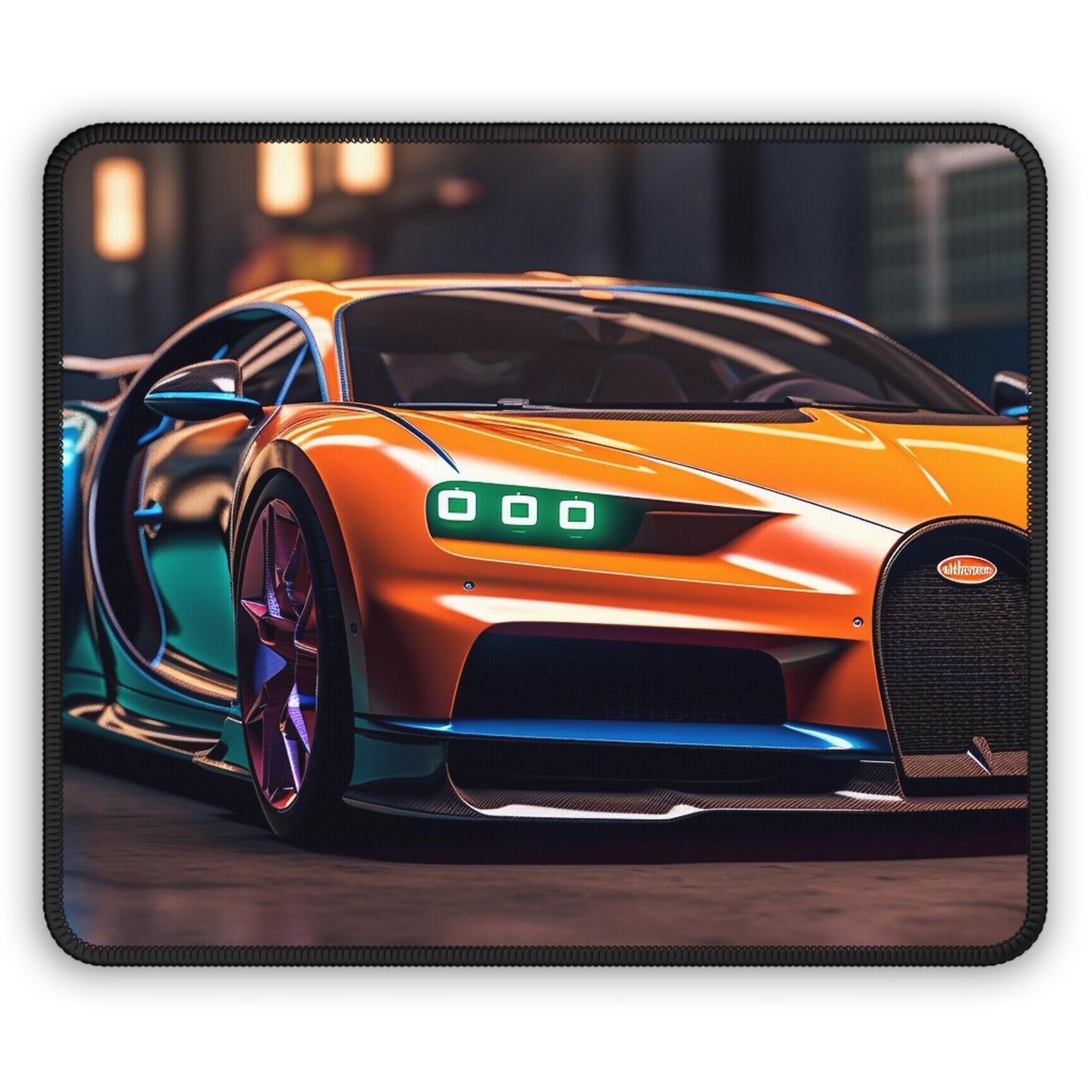 Gaming Mouse Pad  Hyper Bugatti Neon Chiron 1