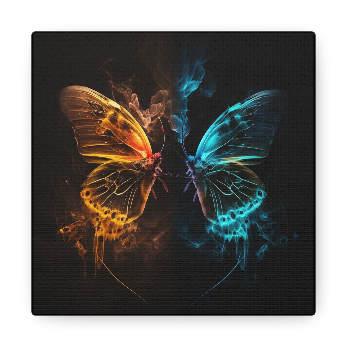 Canvas Gallery Wraps Kiss Neon Butterfly 8