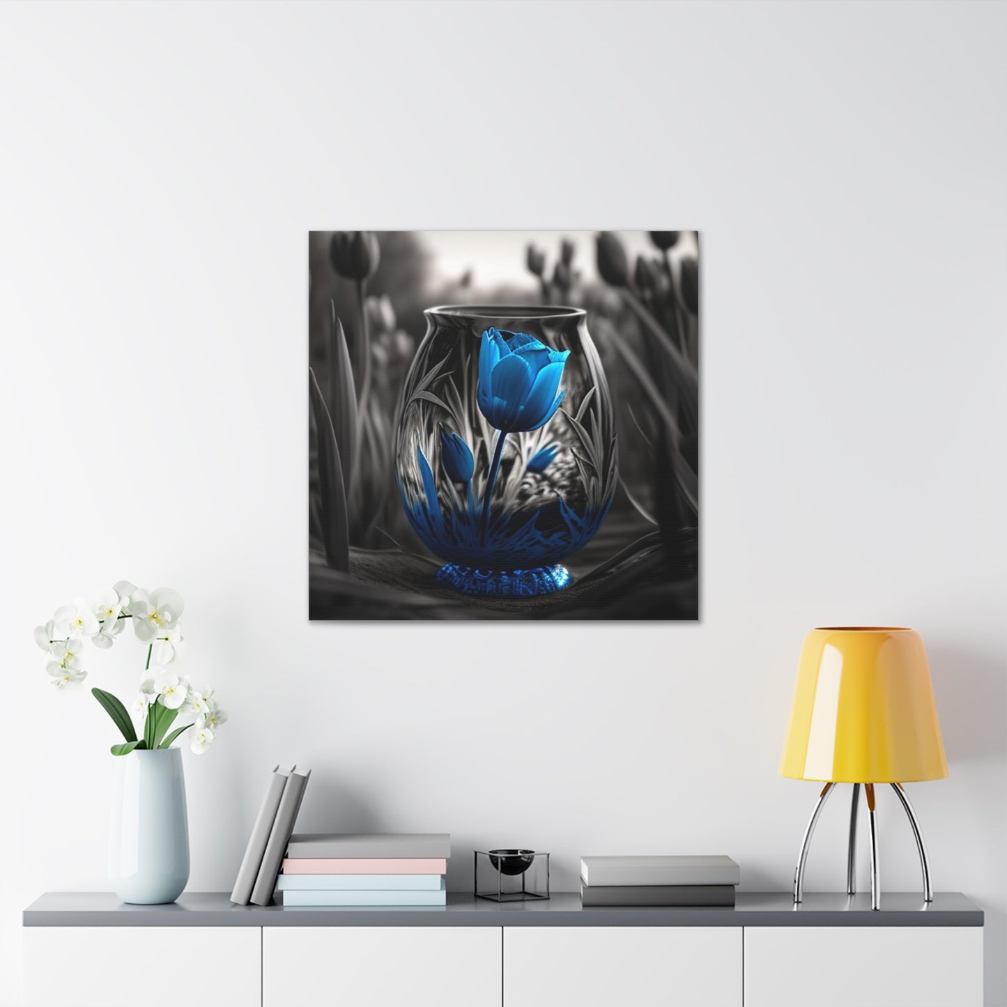 Canvas Gallery Wraps Tulip Blue 3