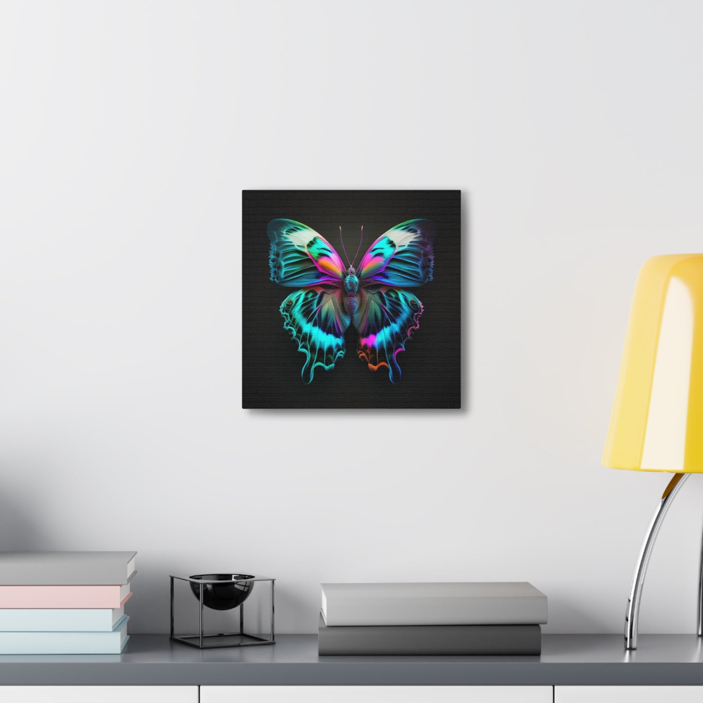 Canvas Gallery Wraps Neon Butterfly Fusion 4