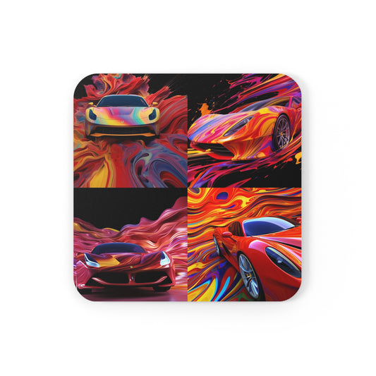 Corkwood Coaster Set Ferrari Water Fusion 5