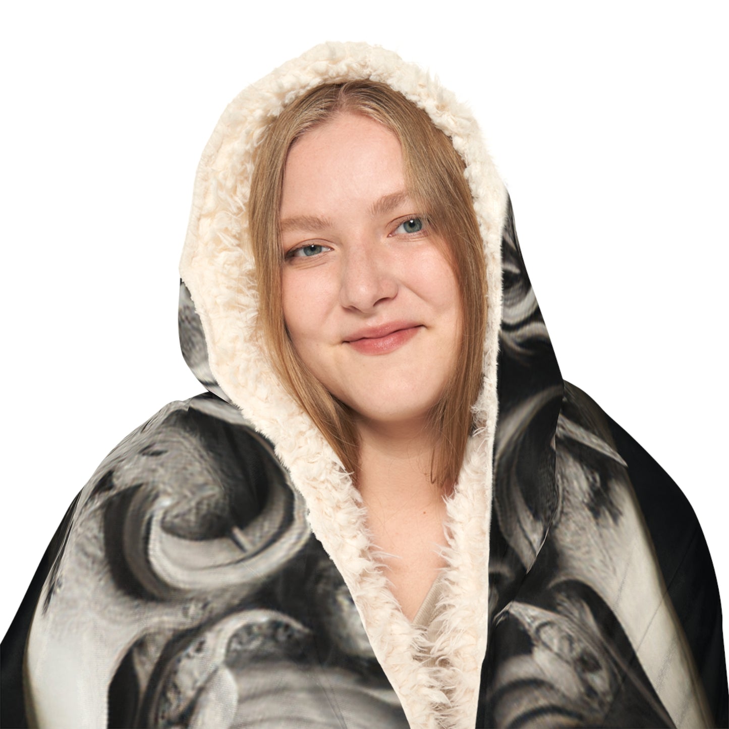 Snuggle Hooded Blanket Skull Treble Clef 2