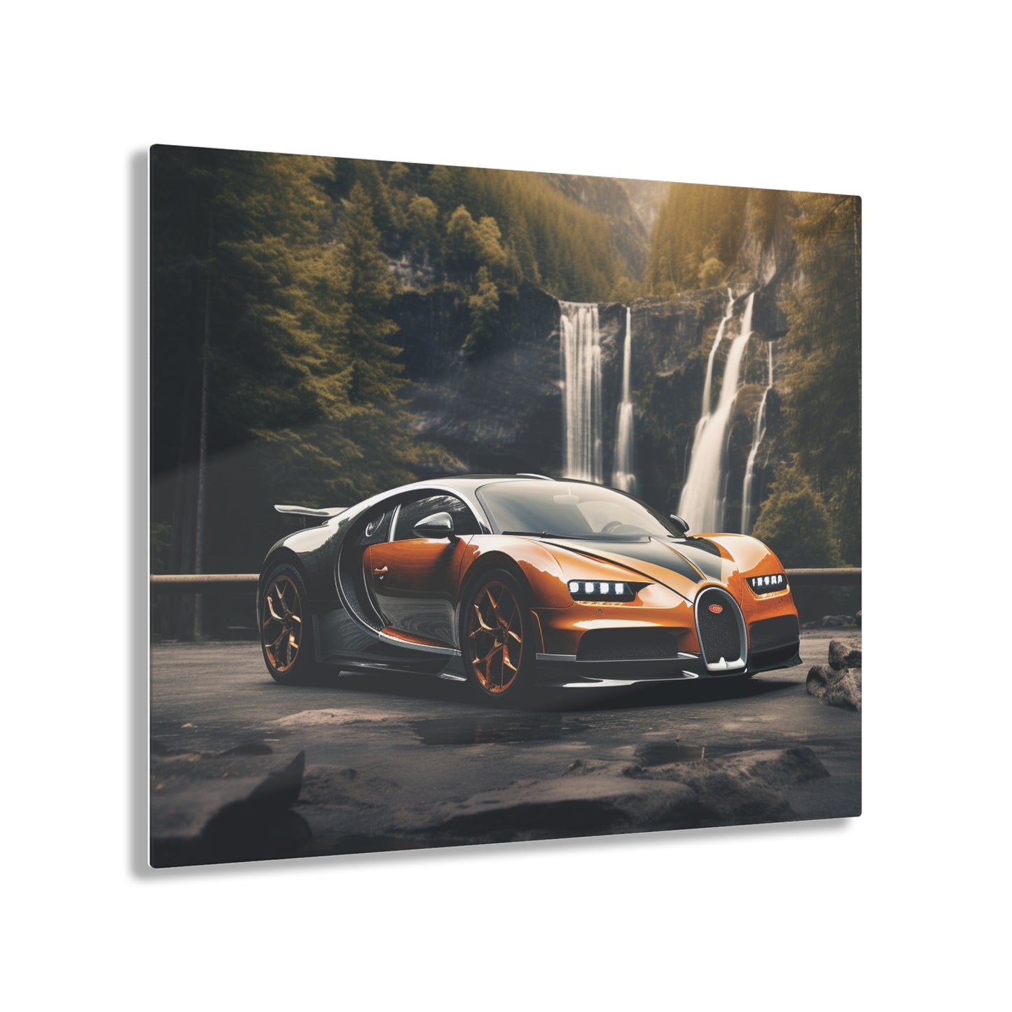 Acrylic Prints Bugatti Waterfall 3