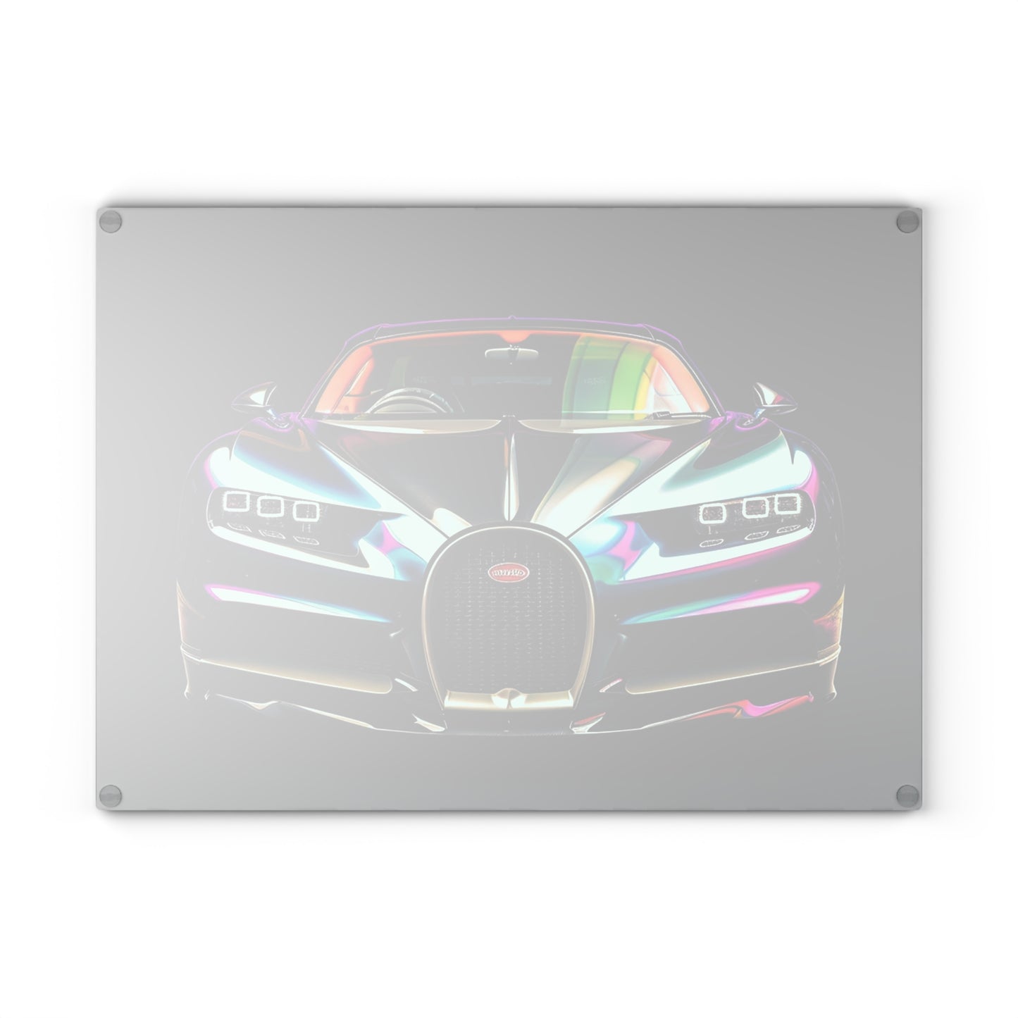 Glass Cutting Board Hyper Bugatti Chiron 4