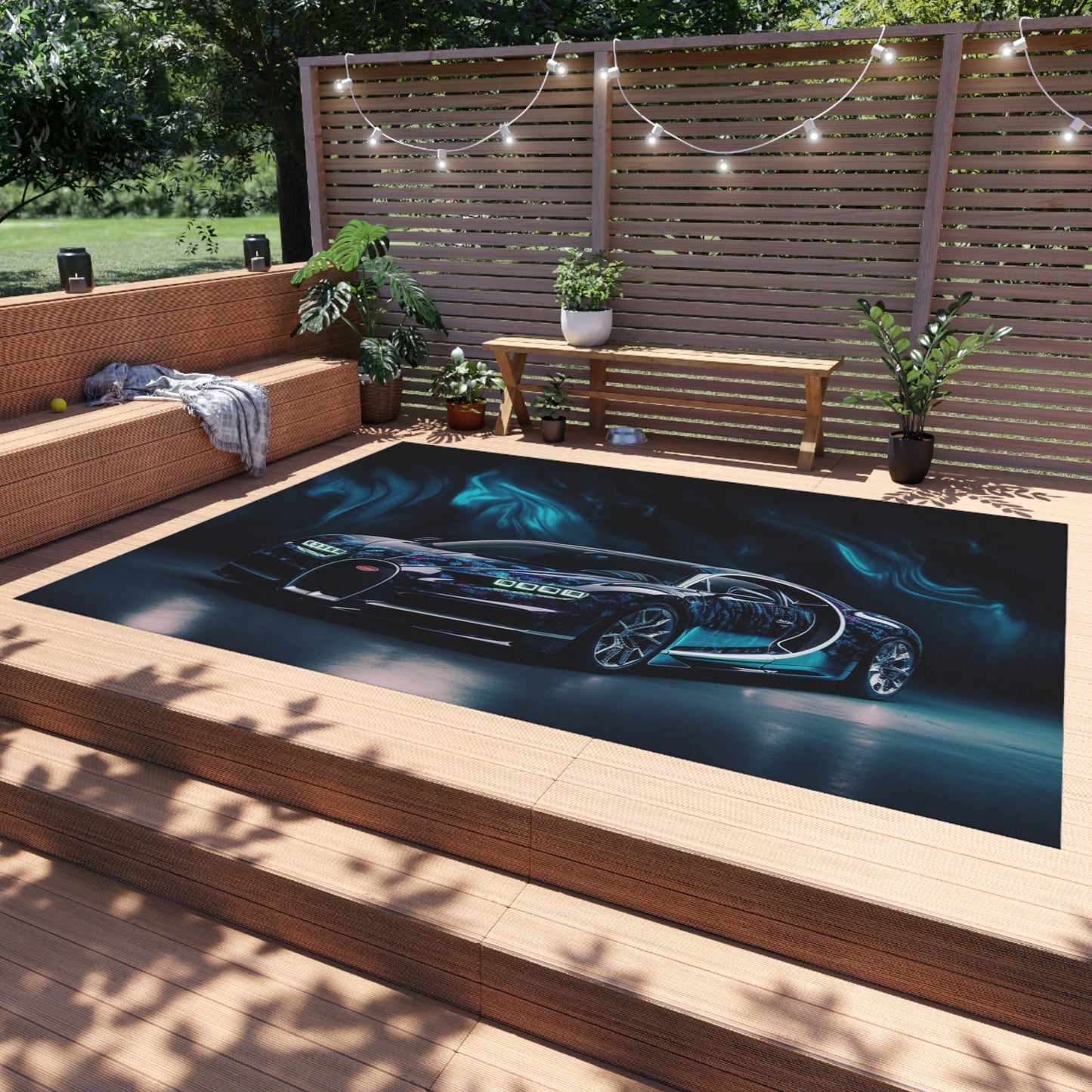 Outdoor Rug  Hyper Bugatti 1