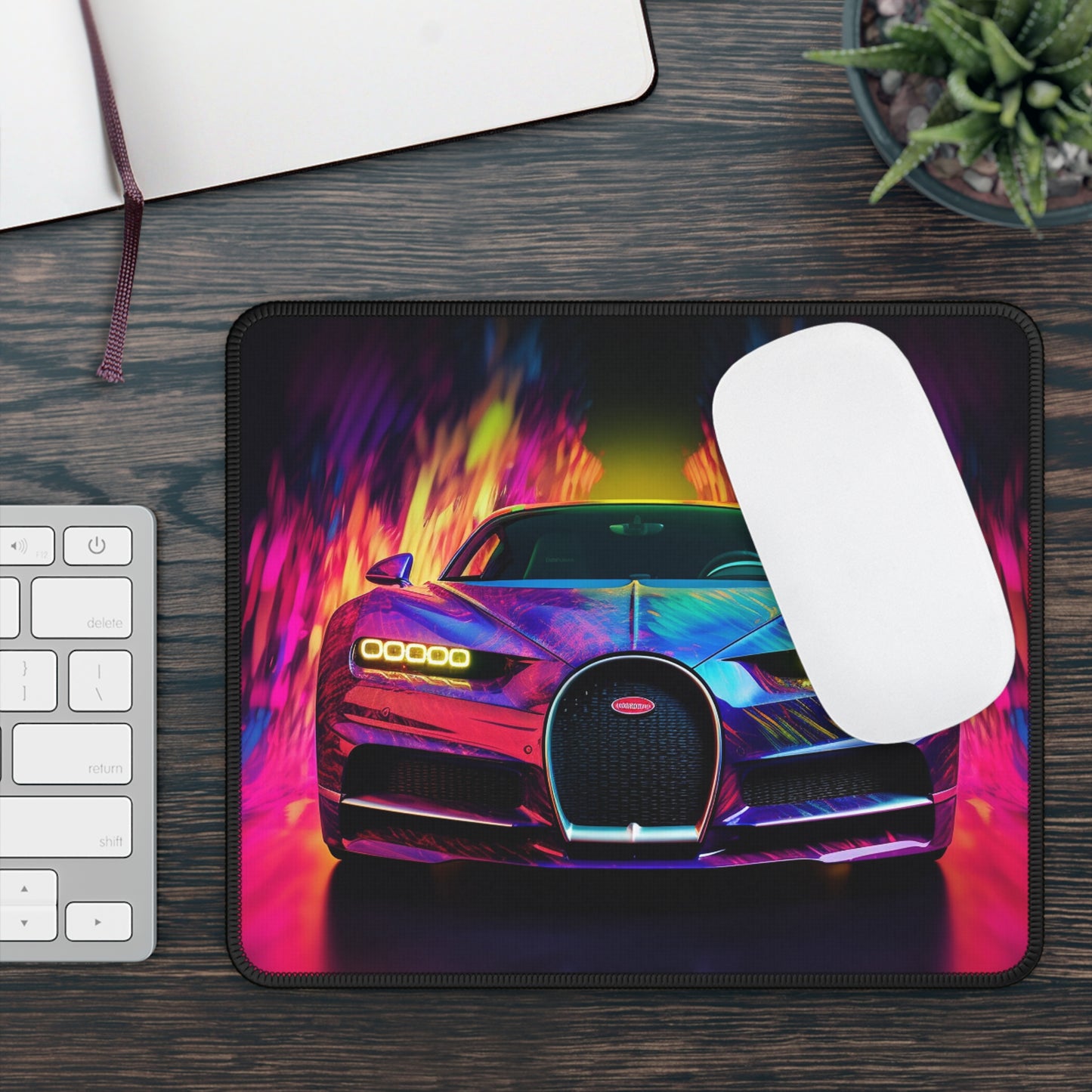 Gaming Mouse Pad  Florescent Bugatti Flair 3