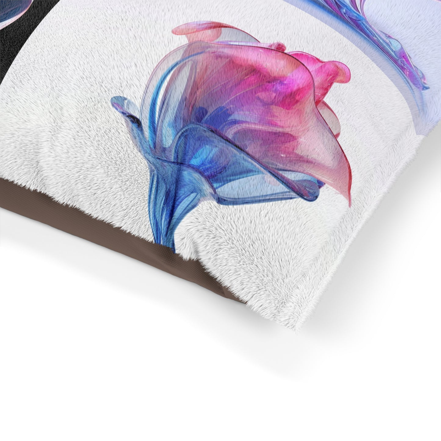 Pet Bed Pink & Blue Tulip Rose 5