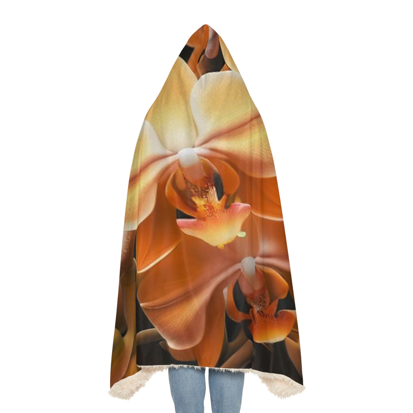 Snuggle Hooded Blanket orchid pedals 1