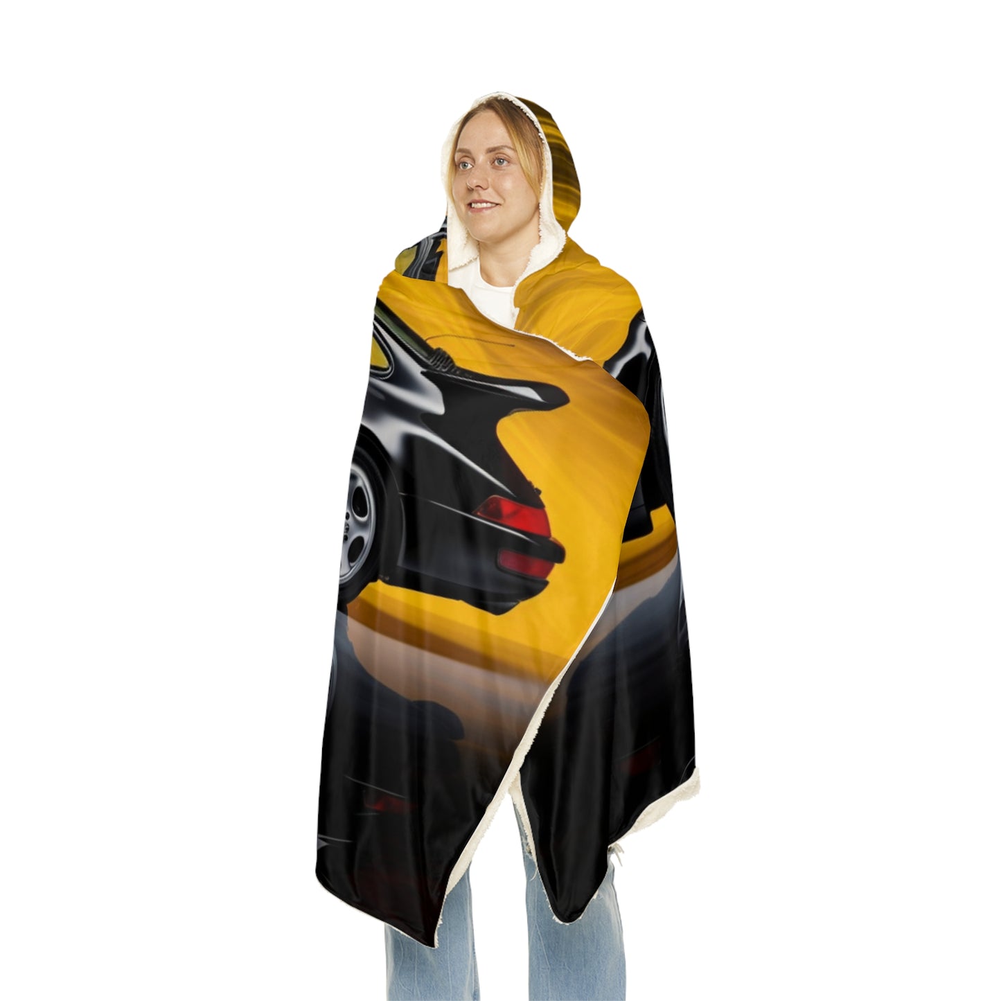 Snuggle Hooded Blanket Porsche 933 4