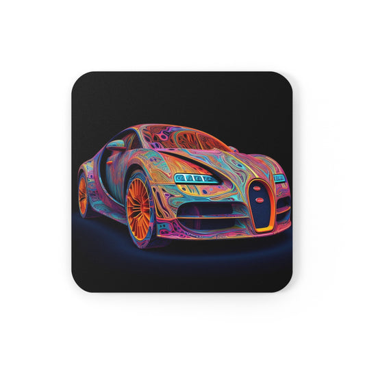 Corkwood Coaster Set Bugatti Abstract Concept 1