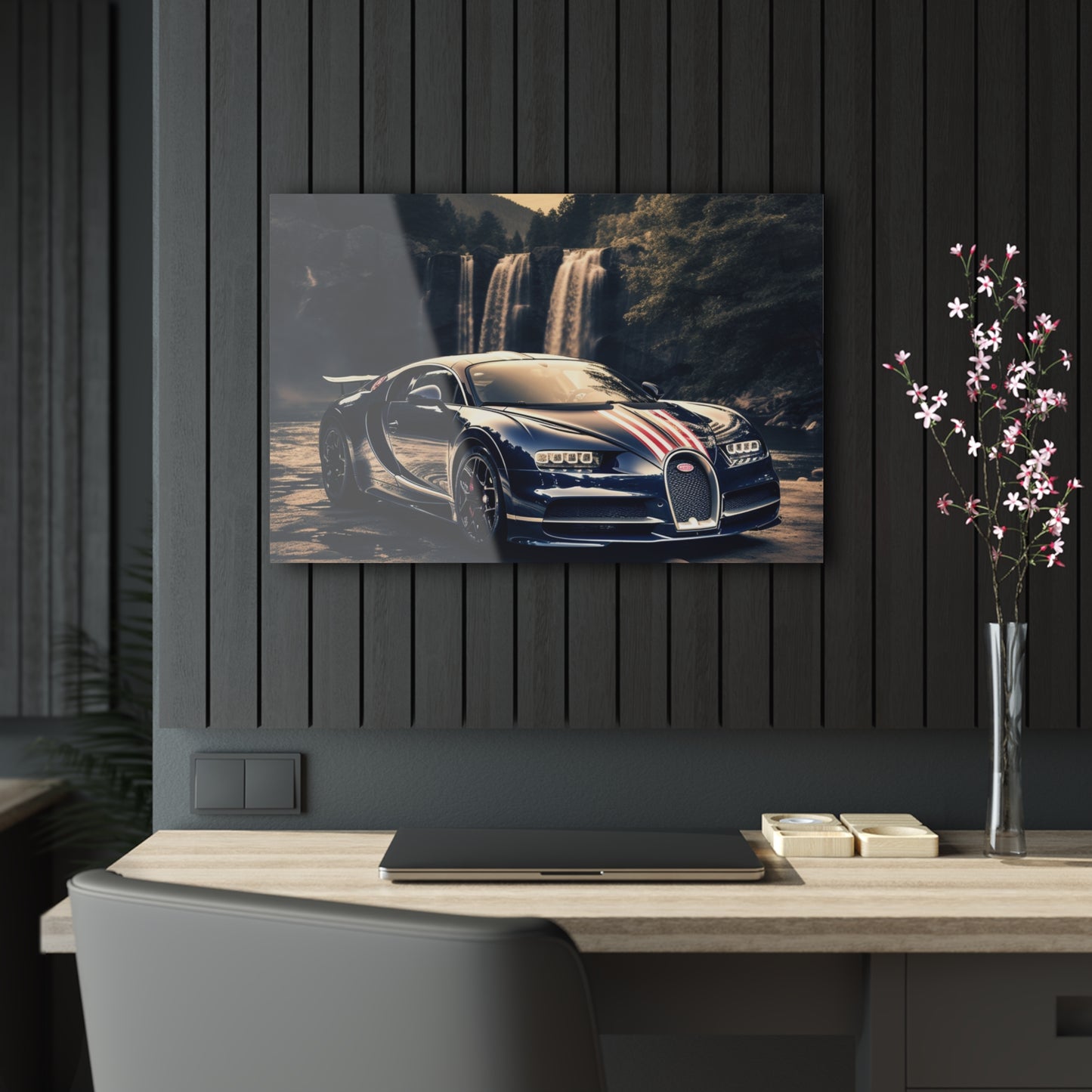 Acrylic Prints Bugatti Waterfall 2