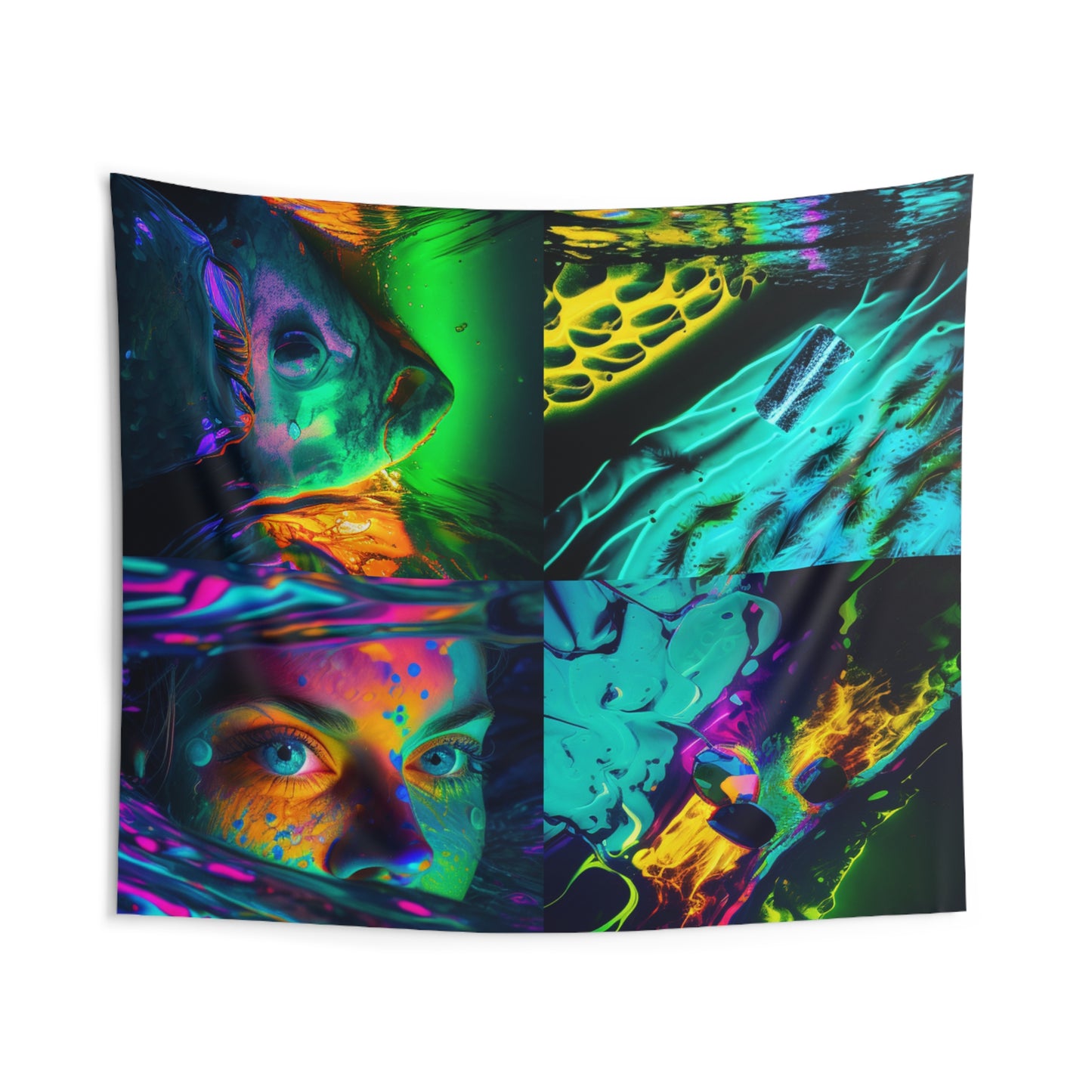 Indoor Wall Tapestries Florescent Glow 5