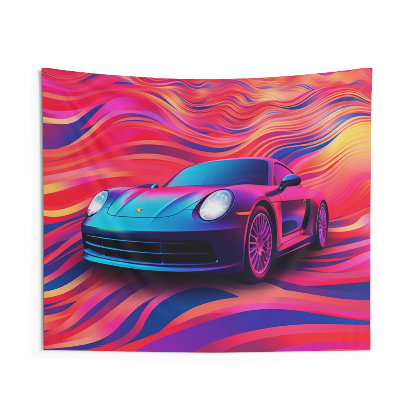 Indoor Wall Tapestries Porsche Water Fusion 3