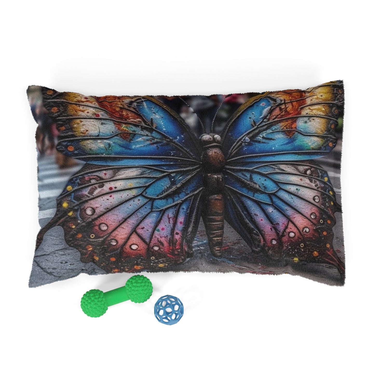 Pet Bed Liquid Street Butterfly 4