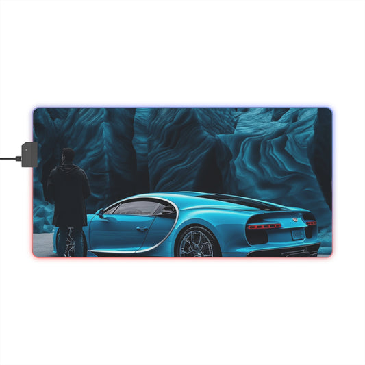 LED Gaming Mouse Pad Bugatti Real Look 3