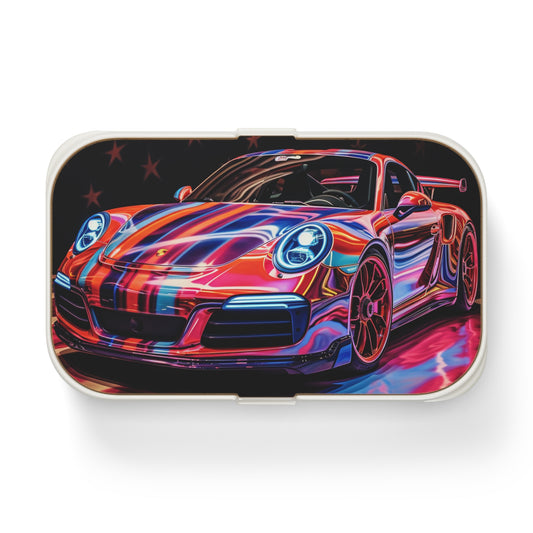 Bento Lunch Box Macro American Flag Porsche 4