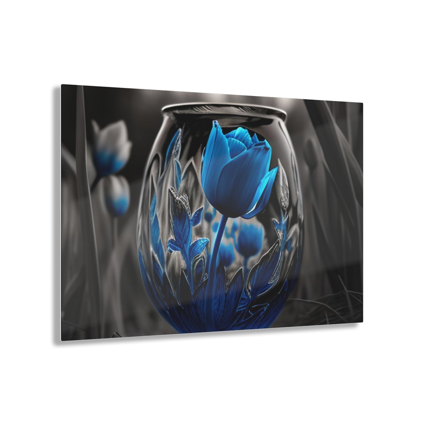 Acrylic Prints Tulip Blue 2