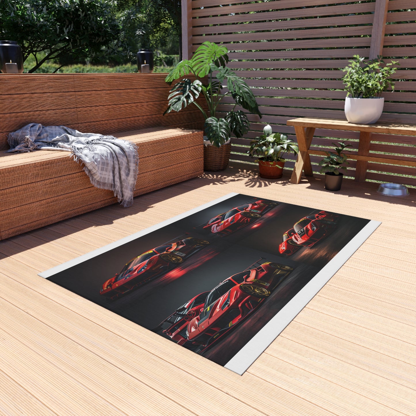 Outdoor Rug  Ferrari Red 5