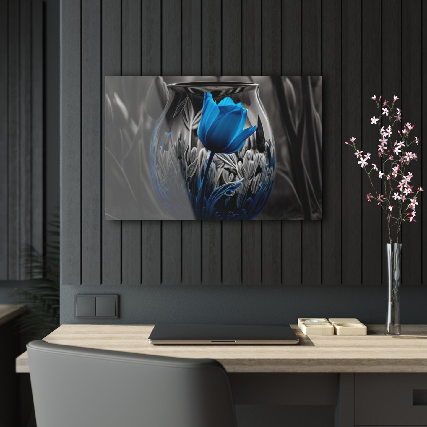 Acrylic Prints Tulip Blue 1