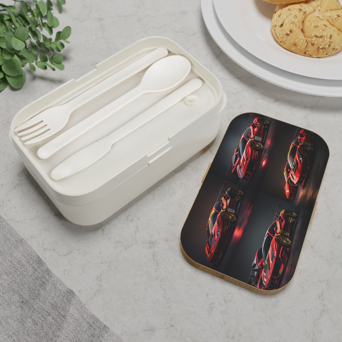 Bento Lunch Box Ferrari Red 5