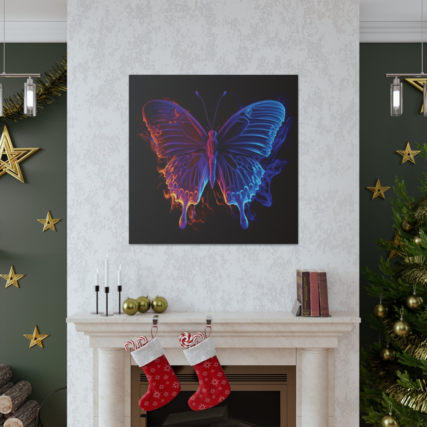 Canvas Gallery Wraps Thermal Butterfly 1