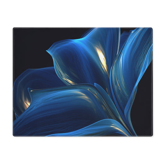 Placemat, 1pc Abstract Blue Tulip 1