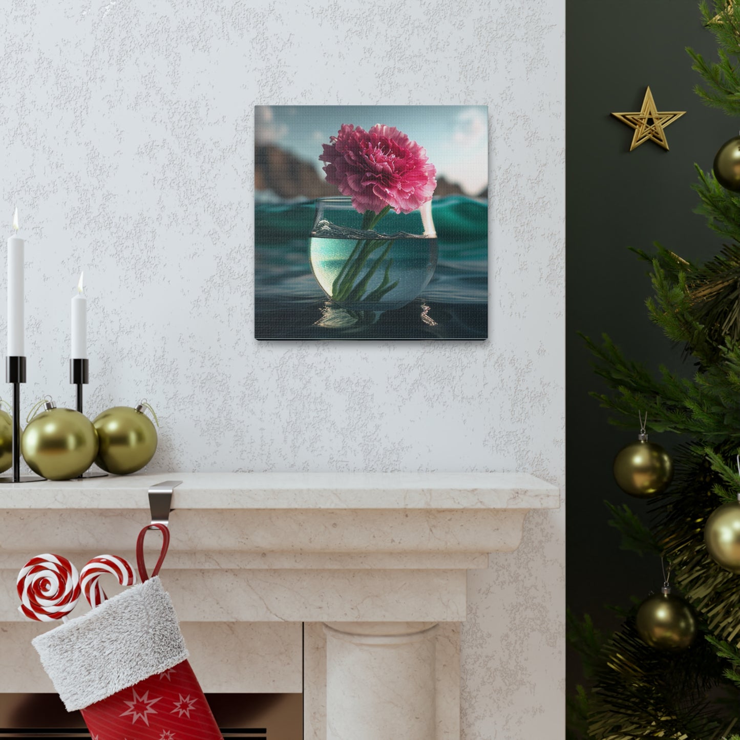 Canvas Gallery Wraps Carnation 1