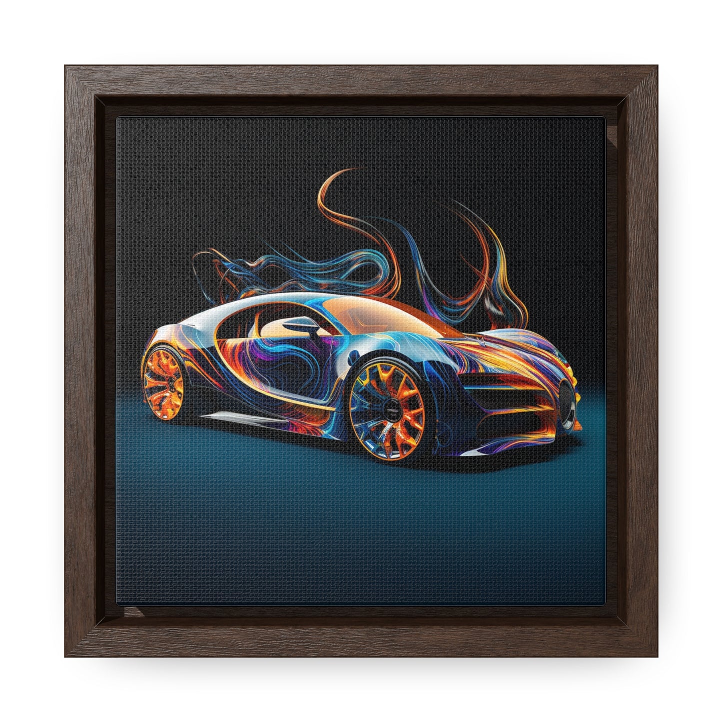 Gallery Canvas Wraps, Square Frame Bugatti Abstract Flair 2