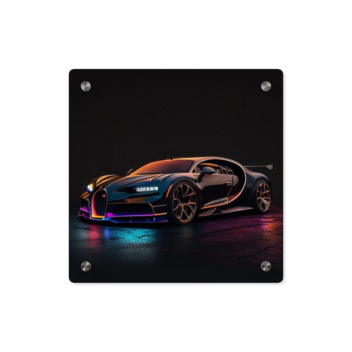 Acrylic Wall Art Panels Bugatti Chiron Super 4