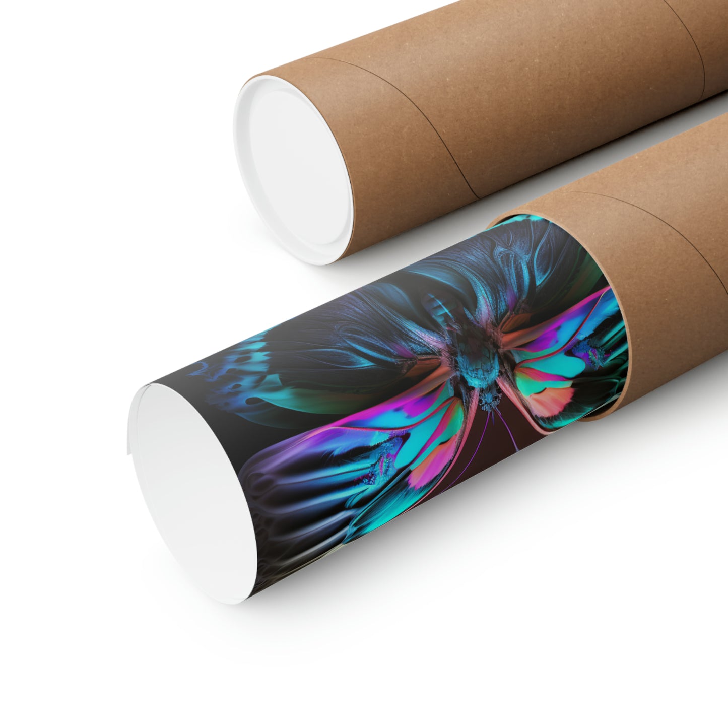 Premium Matte Vertical Posters Raw Florescent Glow 1