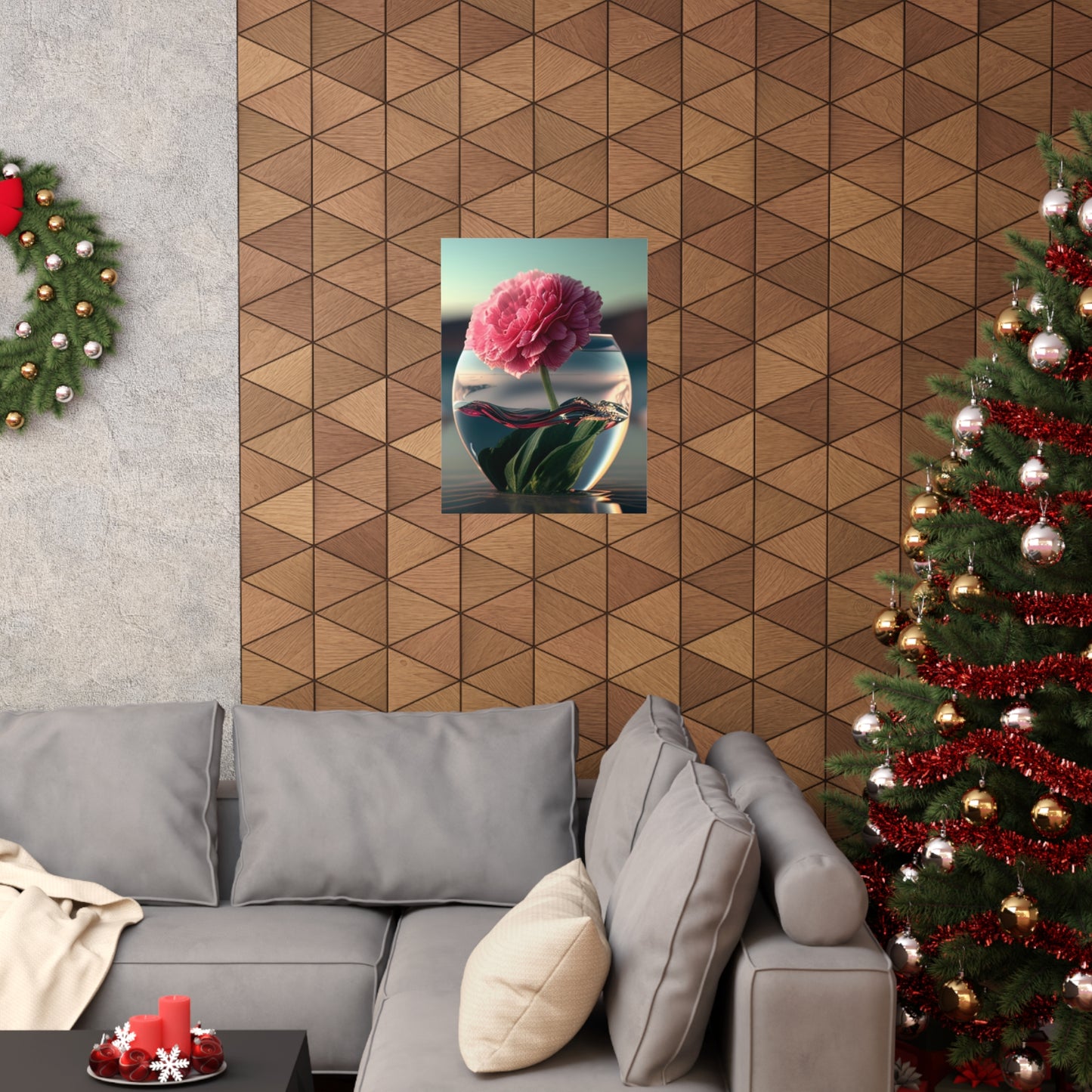 Premium Matte Vertical Posters Carnation 2