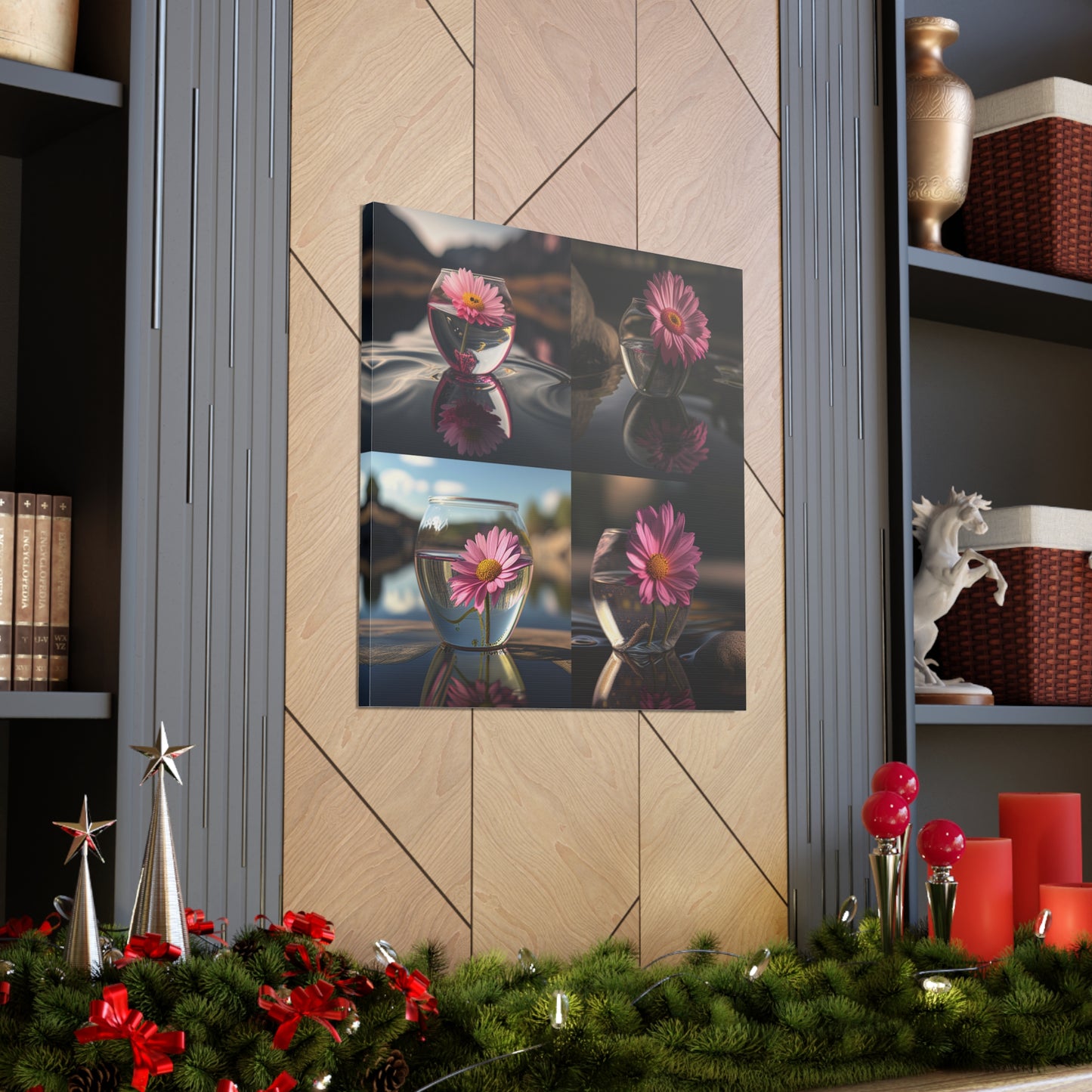 Canvas Gallery Wraps Pink Daisy 5