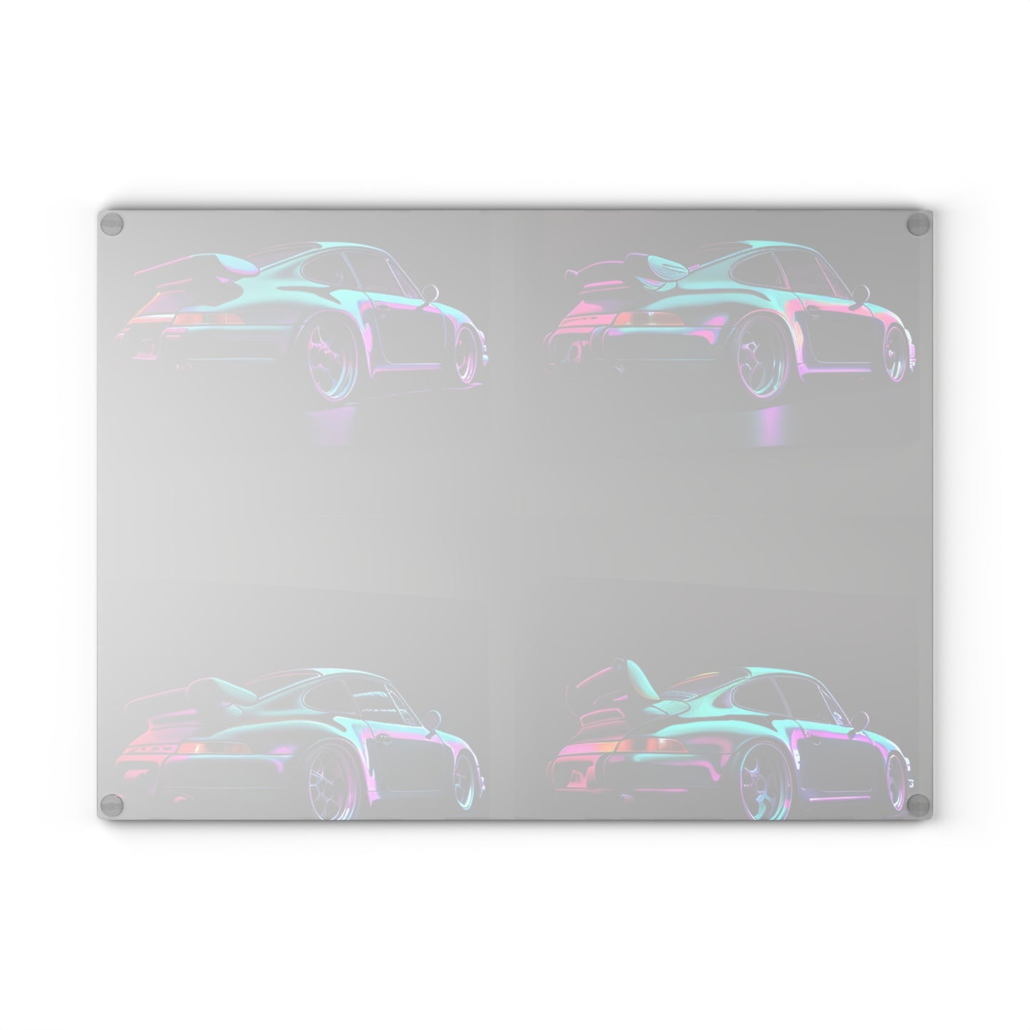 Glass Cutting Board Porsche Purple 5