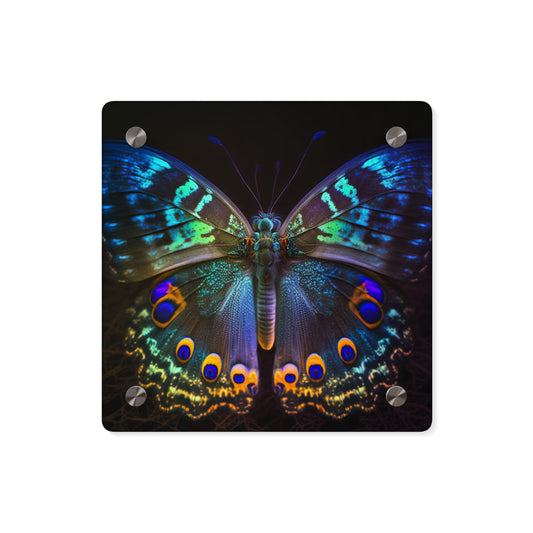 Acrylic Wall Art Panels Neon Hue Butterfly 3