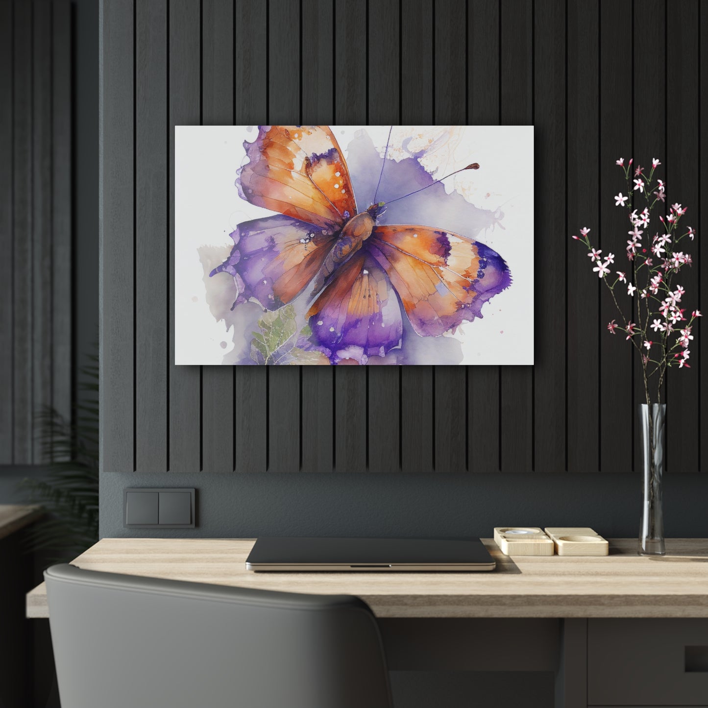 Acrylic Prints MerlinRose Watercolor Butterfly 2