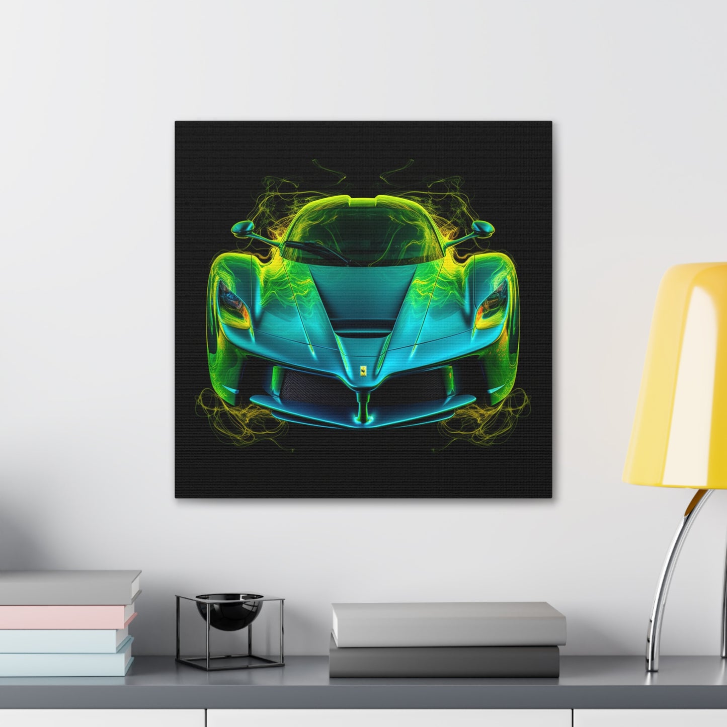 Canvas Gallery Wraps Ferrari Neon 2