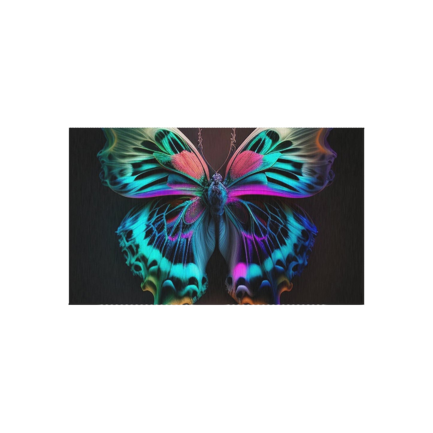 Outdoor Rug  Neon Butterfly Fusion 1