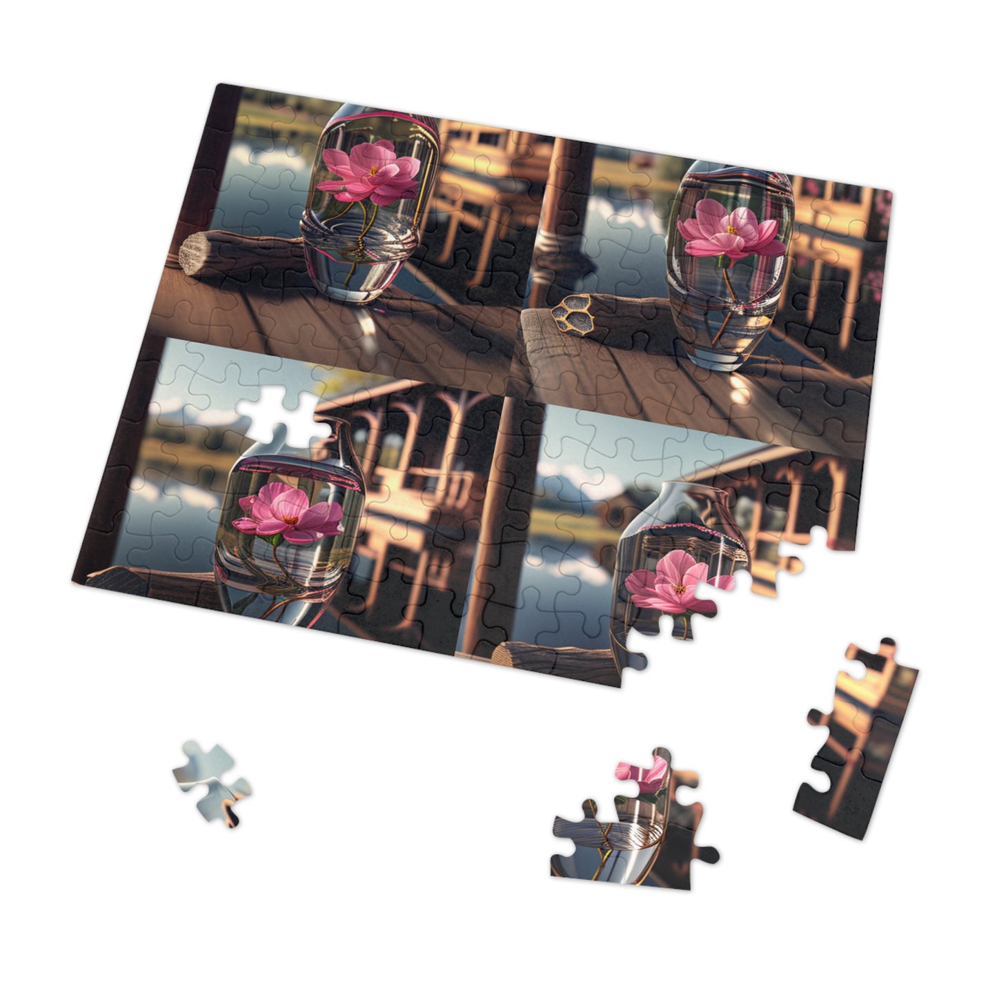 Jigsaw Puzzle (30, 110, 252, 500,1000-Piece) Pink Magnolia 5