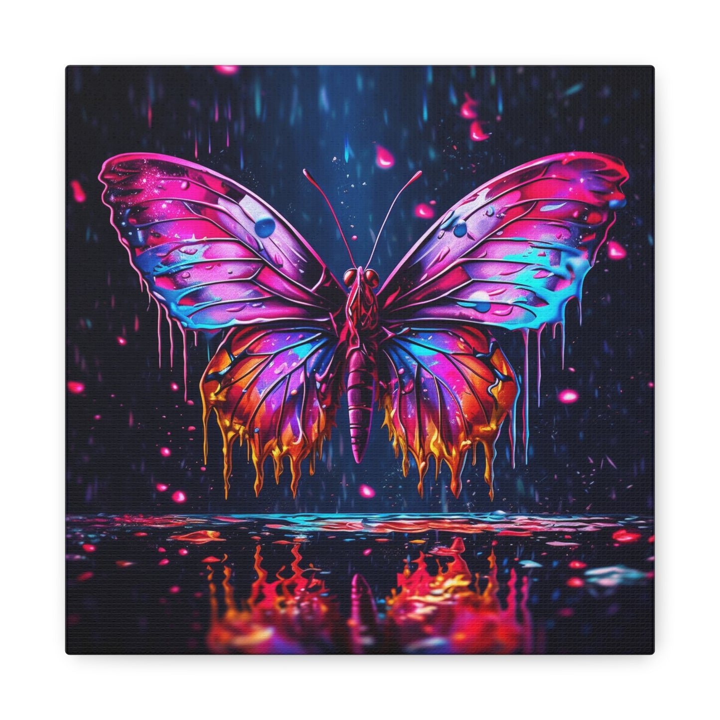 Canvas Gallery Wraps Pink Butterfly Flair 2