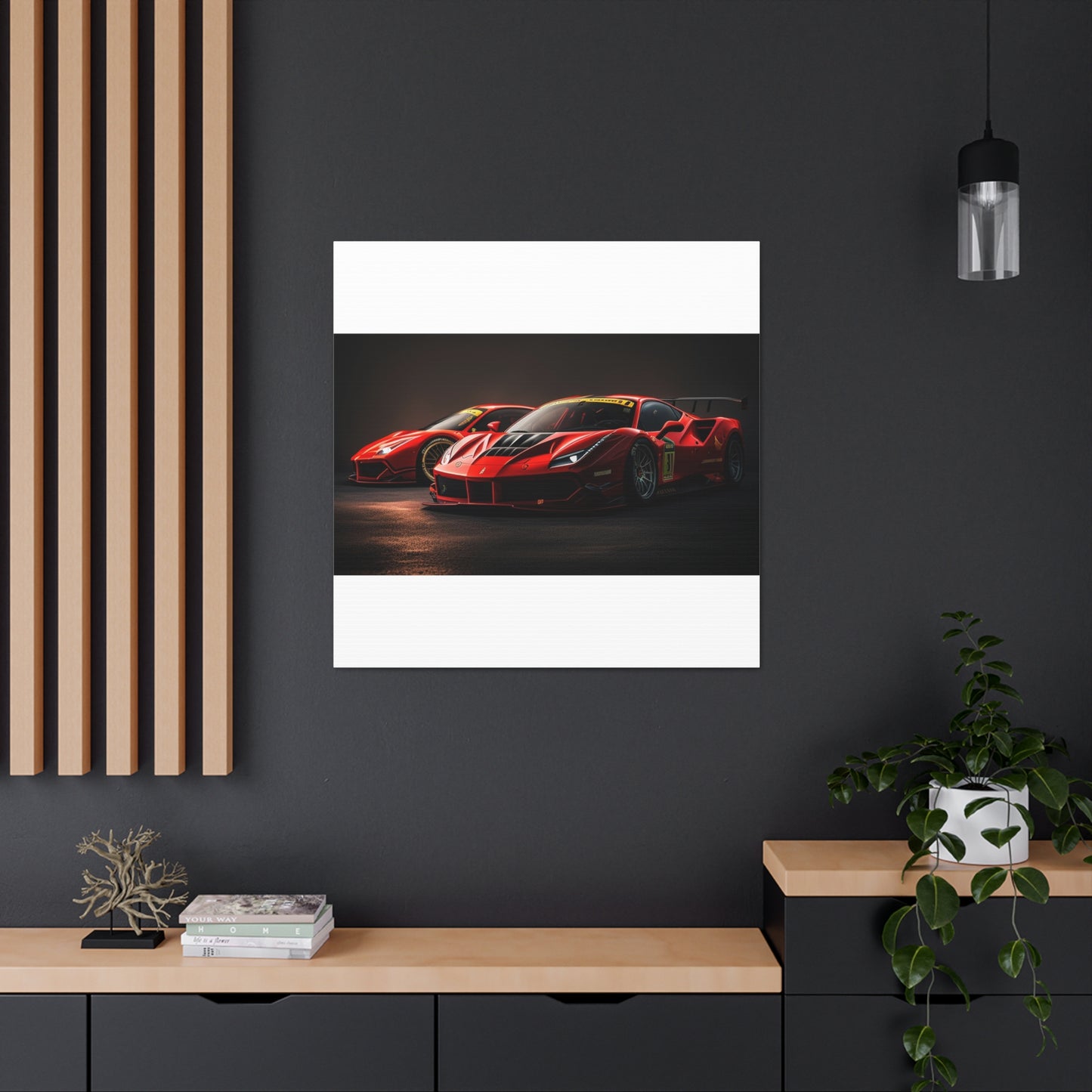 Canvas Gallery Wraps Ferrari Red 4