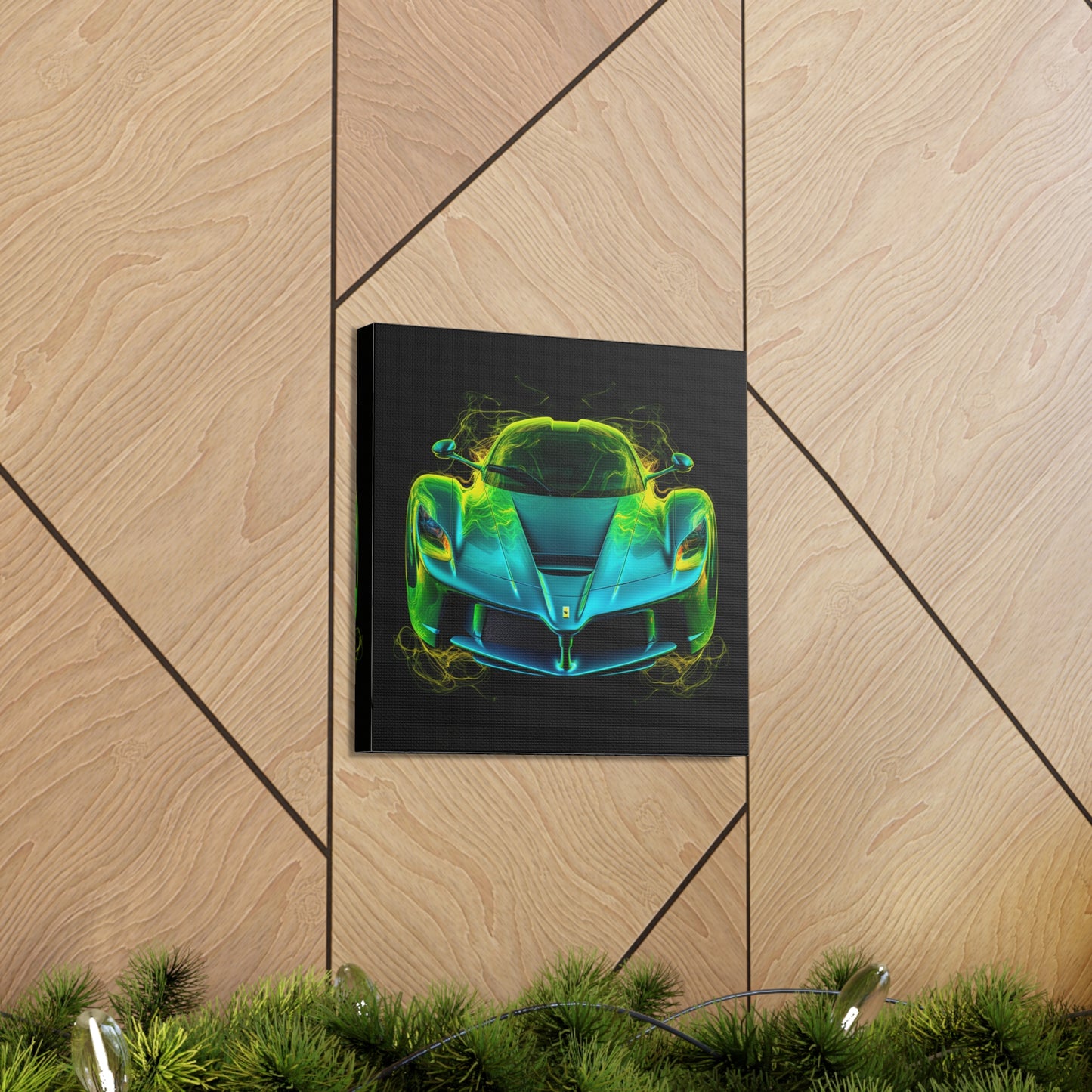 Canvas Gallery Wraps Ferrari Neon 2