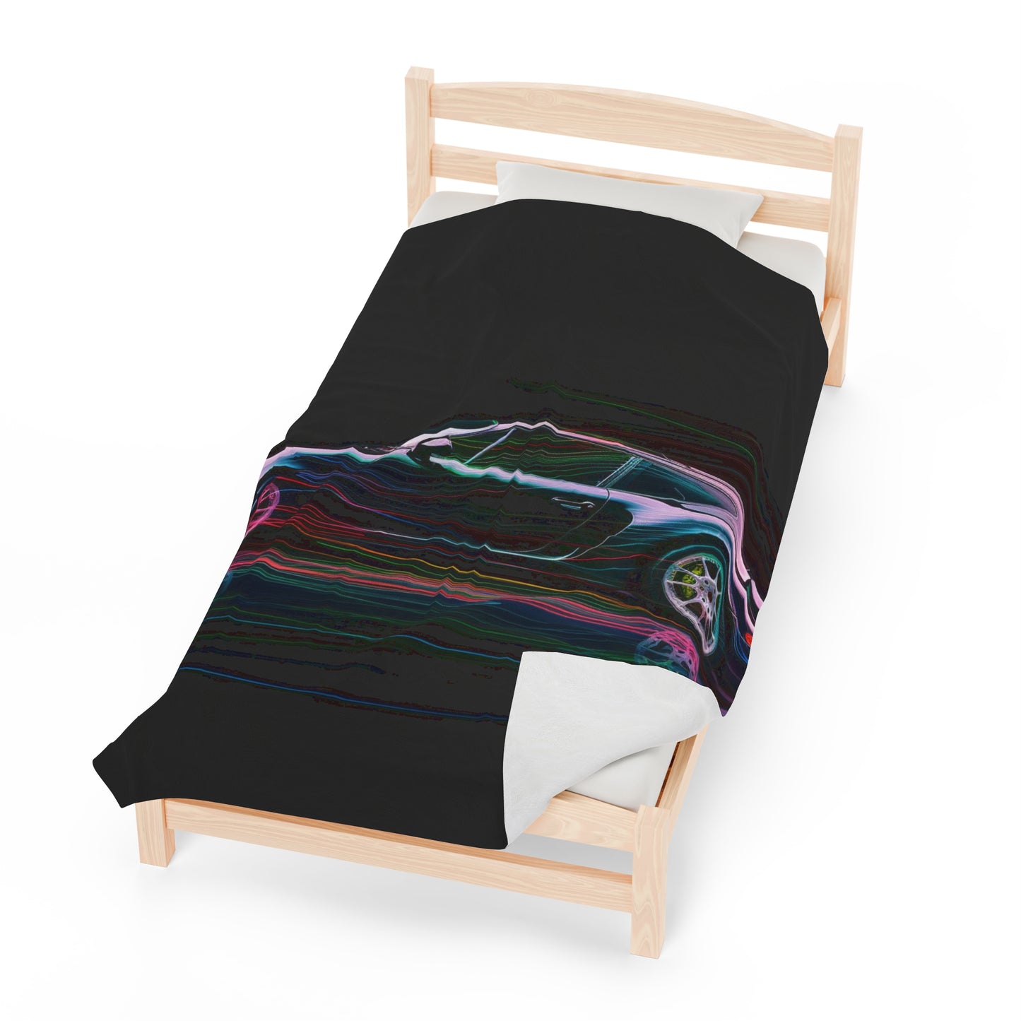 Velveteen Plush Blanket Porsche 933 1