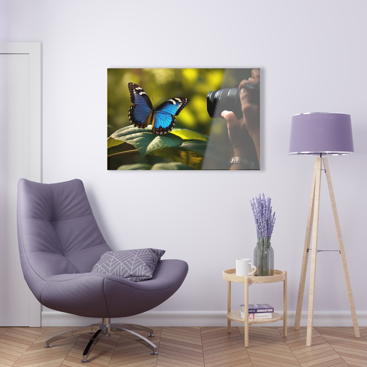 Acrylic Prints Jungle Butterfly 3