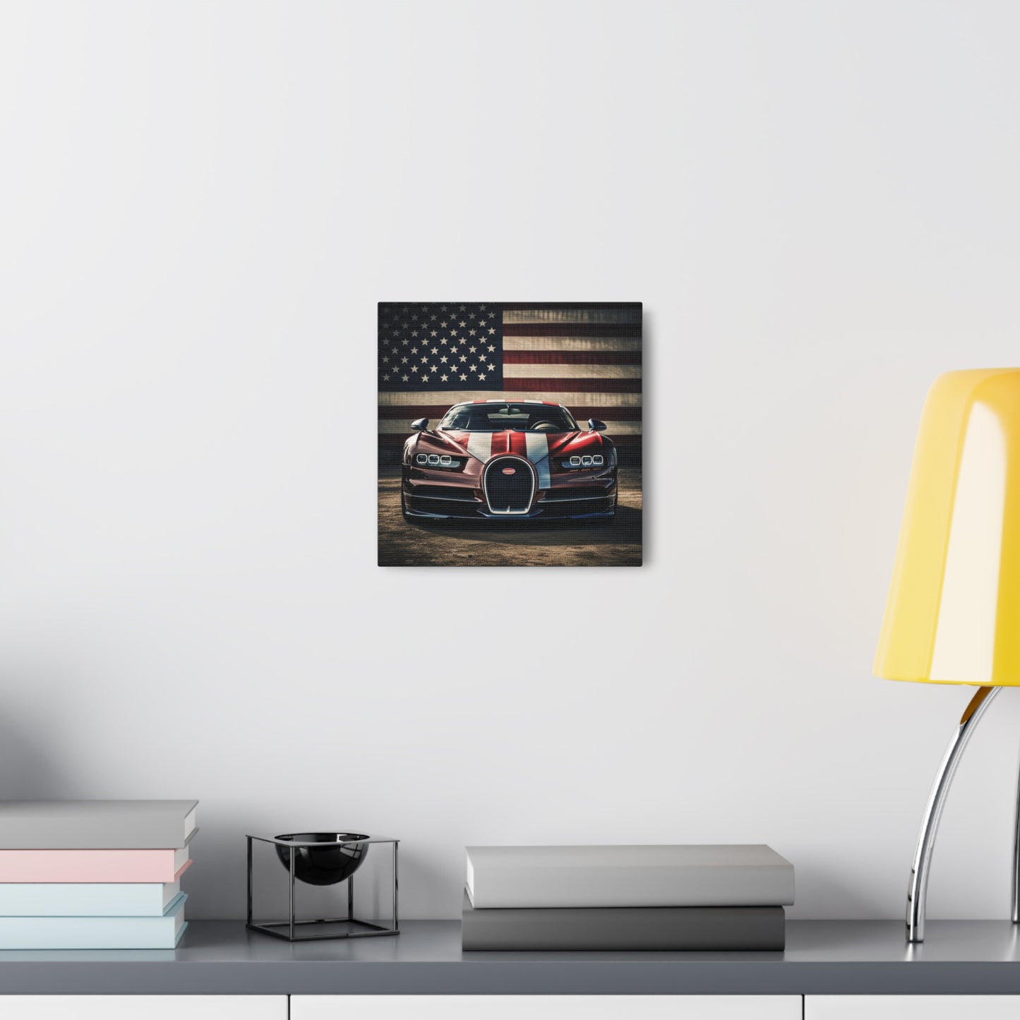 Canvas Gallery Wraps Bugatti Flag 1