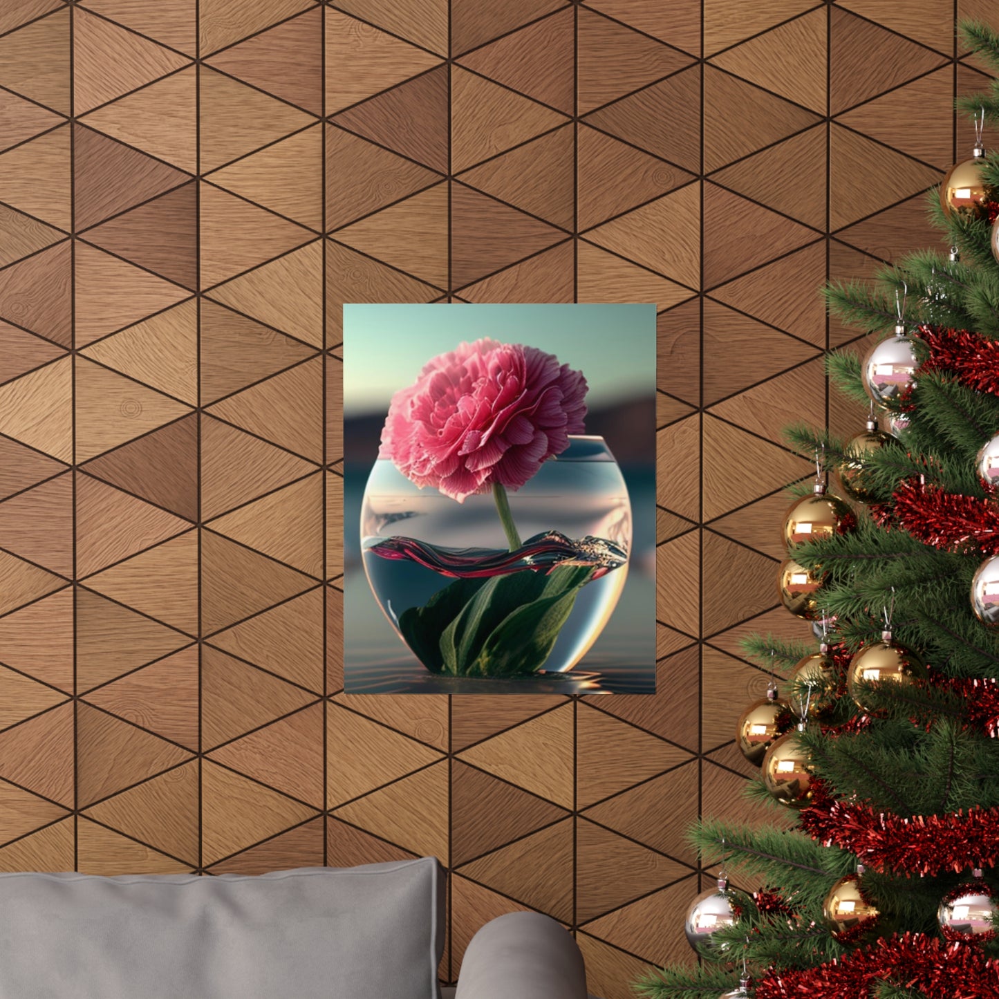 Premium Matte Vertical Posters Carnation 2