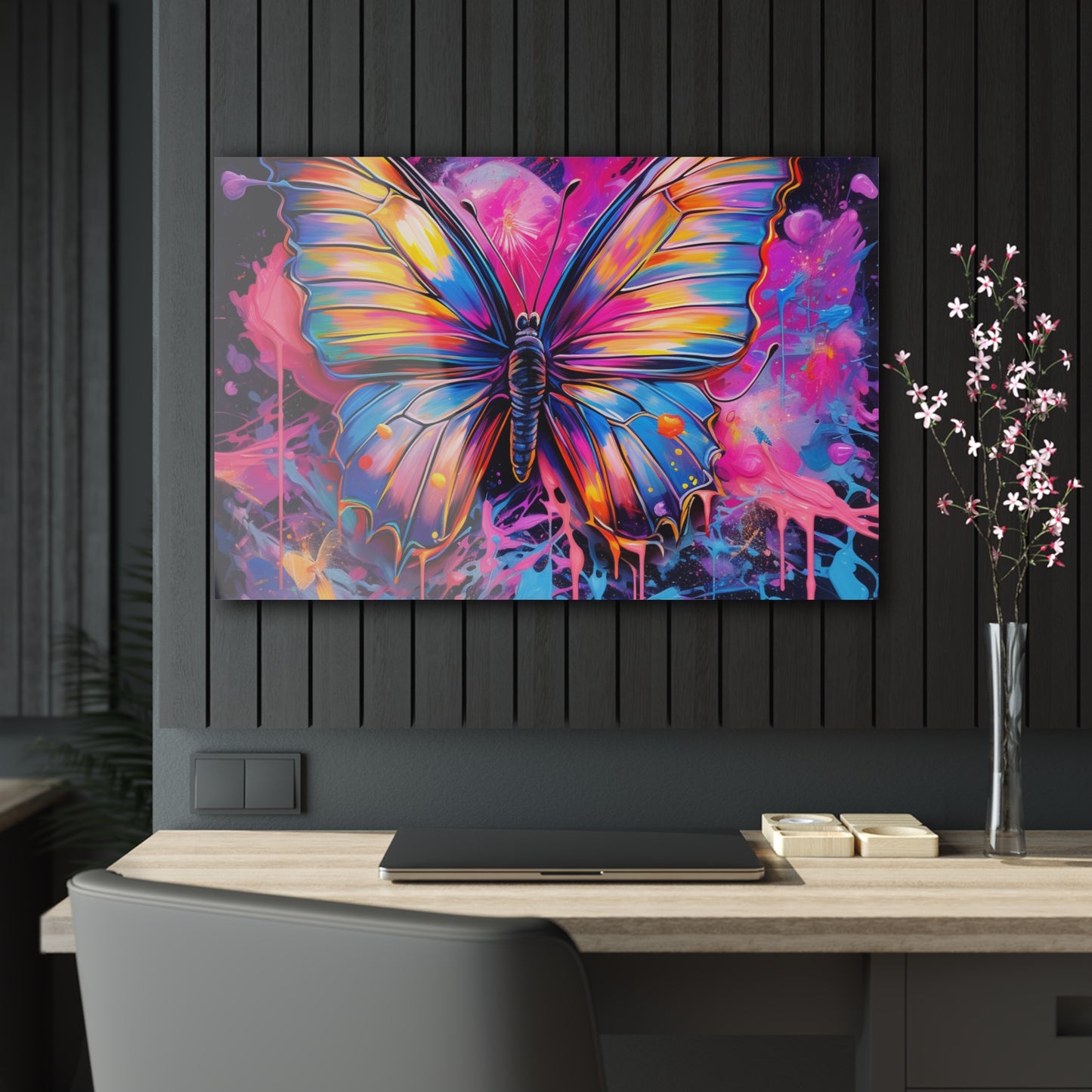 Acrylic Prints Pink Butterfly Flair 3