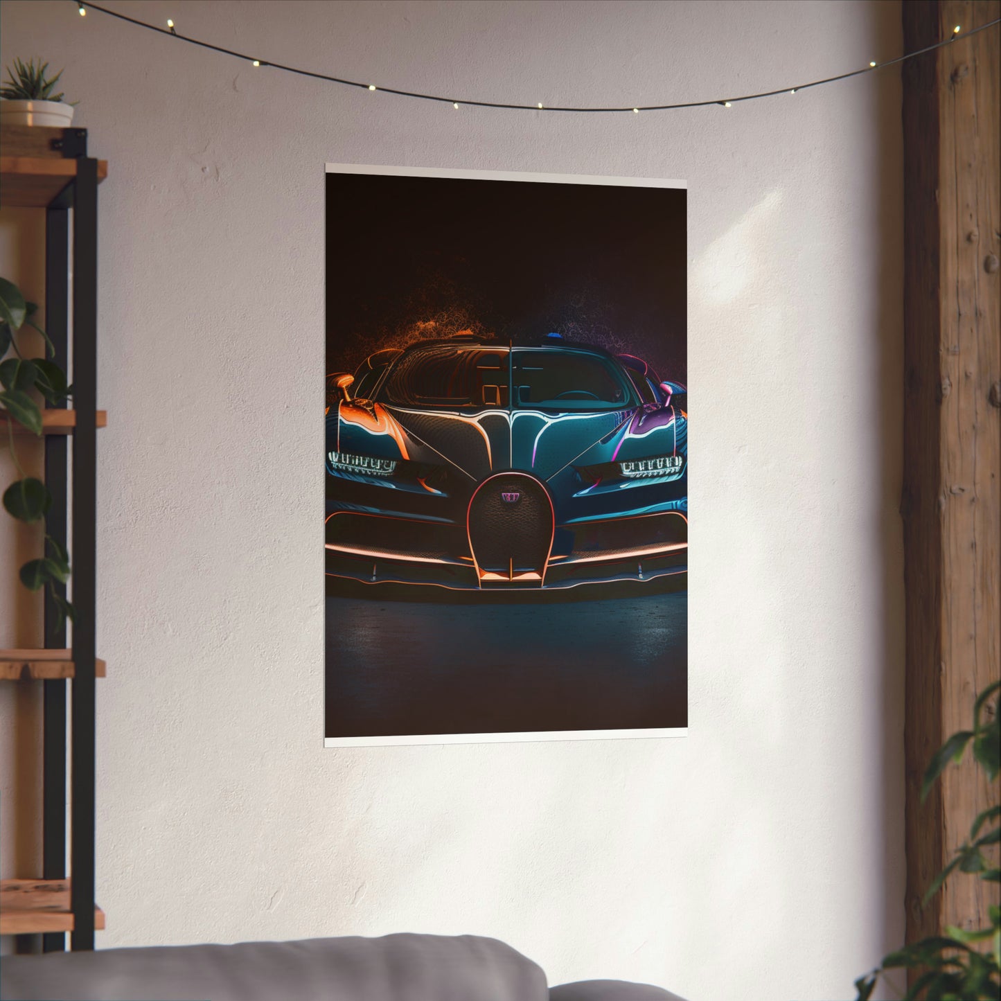 Premium Matte Vertical Posters Bugatti Chiron Super 3