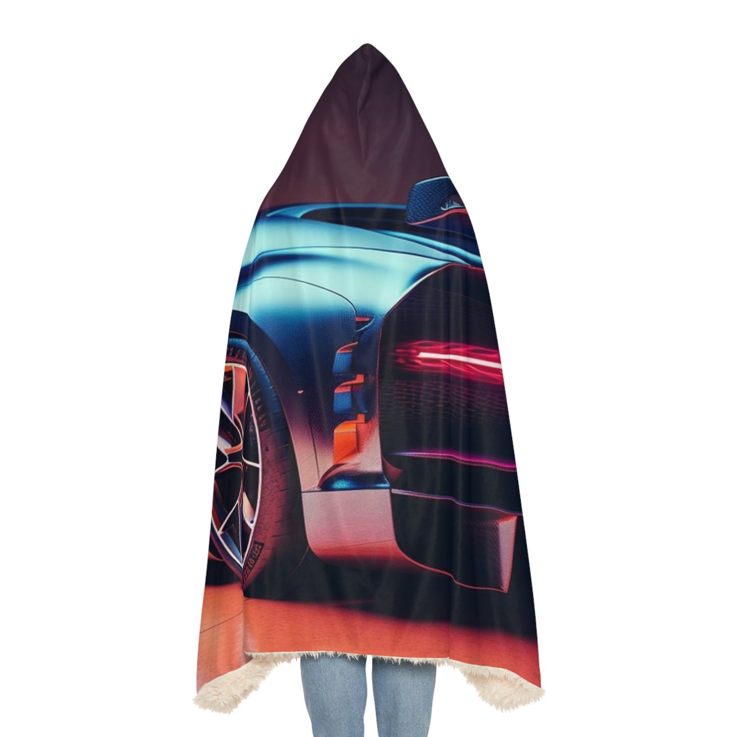 Snuggle Hooded Blanket Hyper Bugatti Neon Chiron 2